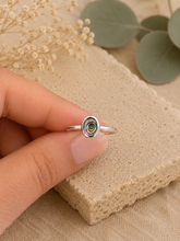 Load image into Gallery viewer, Sterling Silver Abalone Oval Ring

