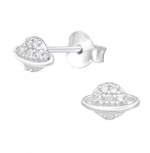 Load image into Gallery viewer, Crystal Planet Stud Earrings
