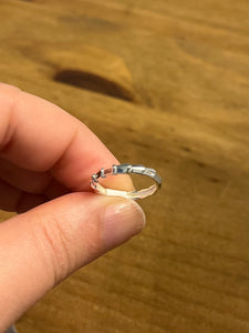 Bamboo Sterling Silver Band