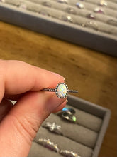 Load image into Gallery viewer, Oval Opal Sterling Silver Ring
