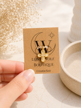 Load image into Gallery viewer, Build Your Story Charm Necklace | Personalised Gold Necklace | Custom Birthstone Jewellery | Luna Wolf Boutique
