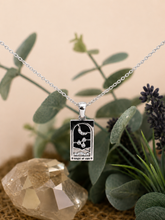 Load image into Gallery viewer, Knight of Cups Tarot Necklace – Celestial Stainless Steel Jewellery
