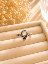 Load image into Gallery viewer, Mermaid Rainbow Moonstone Sterling Silver Ring
