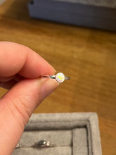 Load image into Gallery viewer, Opal Circle Sterling Silver Ring
