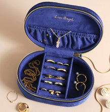 Load image into Gallery viewer, Lisa Angel Starry Night Velvet Jewellery Case
