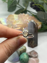 Load image into Gallery viewer, Sterling Silver and Moonstone Oval Ring
