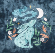 Load image into Gallery viewer, Midnight Hare Velvet Make Up Bag
