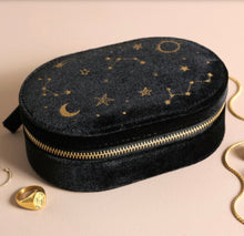 Load image into Gallery viewer, Lisa Angel Starry Night Velvet Jewellery Case
