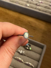 Load image into Gallery viewer, Oval Opal Sterling Silver Ring
