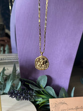 Load image into Gallery viewer, Celestial Zodiac Medallion Necklace – Capricorn

Gold Plated Stainless Steel | Waterproof, Adjustable, Hypoallergenic
