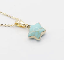 Load image into Gallery viewer, Turquoise star necklace
