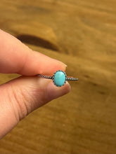 Load image into Gallery viewer, Oval Turquoise Sterling Silver Ring

