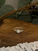 Load image into Gallery viewer, Opal Circle Sterling Silver Ring
