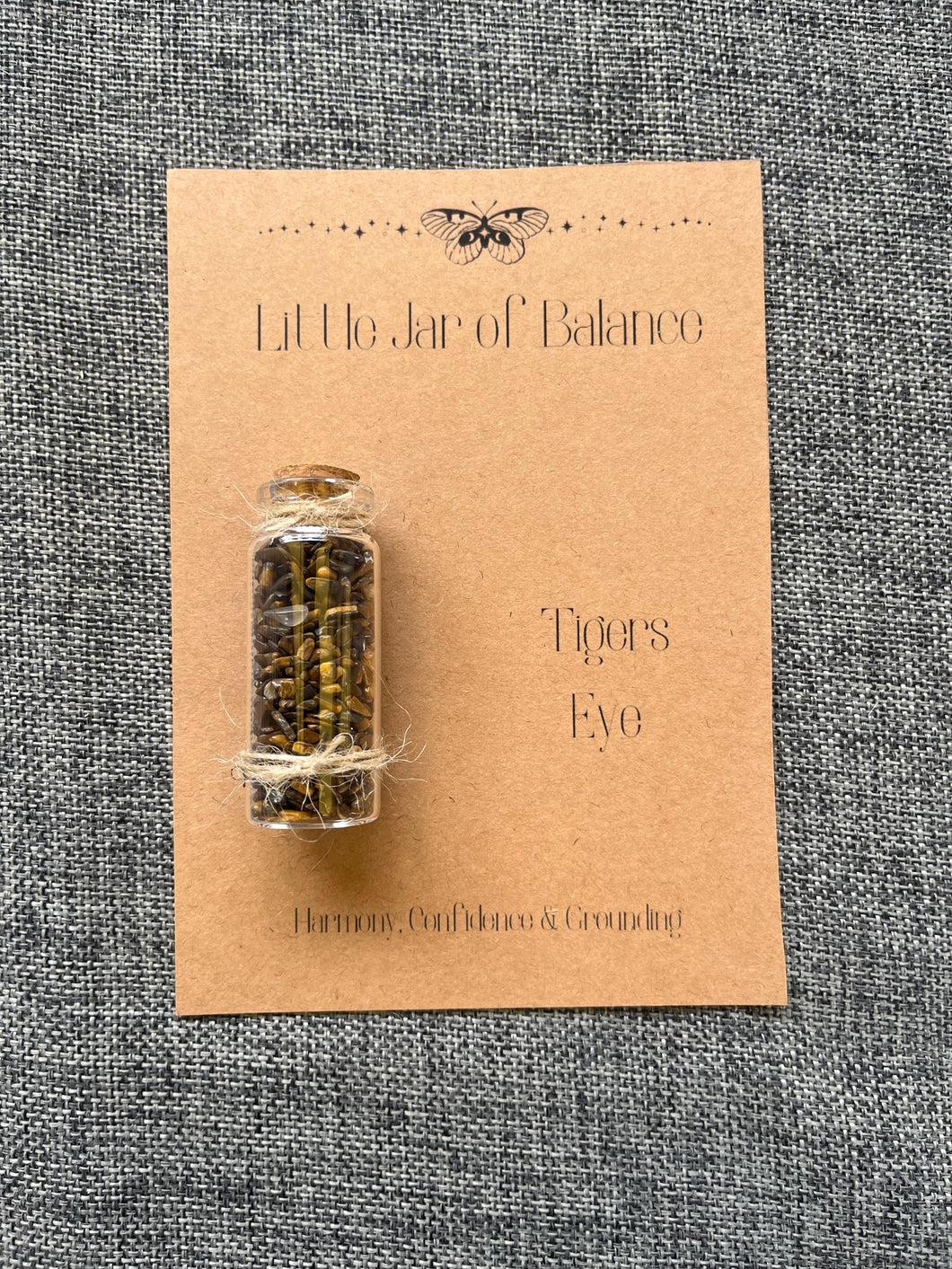 Little Jar of Balance - Tigers Eye