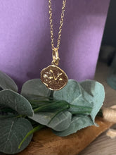 Load image into Gallery viewer, Pisces Zodiac Blaze Pendant Necklace – Gold-Plated Stainless Steel, Waterproof, Tarnish-Resistant
