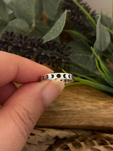 Load image into Gallery viewer, Sterling Silver Lunar Phases Ring
