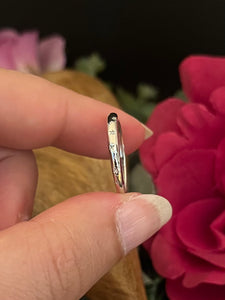 Celestial Shooting Star Band 925 Sterling Silver