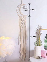 Load image into Gallery viewer, Macrame Moon Dreamcatcher
