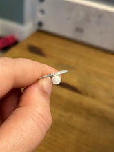 Load image into Gallery viewer, Dotted Circle Opal Ring
