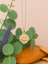 Load image into Gallery viewer, Cancer Zodiac Blaze Pendant Necklace – Gold-Plated Stainless Steel, Waterproof, Tarnish-Resistant

