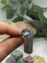 Load image into Gallery viewer, Sterling Silver and Abalone Large Square Ring
