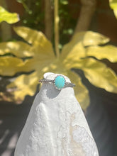 Load image into Gallery viewer, Oval Turquoise Sterling Silver Ring
