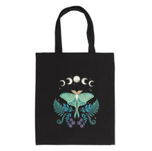 Load image into Gallery viewer, Luna Moth Polycotton Tote Bag
