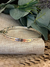 Load image into Gallery viewer, Lisa Angel Meaningful Words Bangle ‘Bold and Brave’
