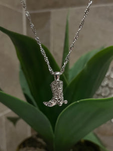Cowboy Boot Necklace