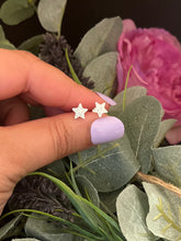 Load image into Gallery viewer, Sparkly Star Studs 925 Sterling Silver
