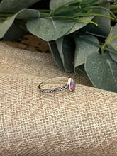 Load image into Gallery viewer, Pink Opal Teardrop Sterling Silver Ring
