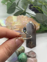 Load and play video in Gallery viewer, Sterling Silver and Abalone Tear Drop Ring

