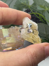 Load and play video in Gallery viewer, Sterling Silver and Abalone Double Heart Ring
