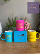 Load image into Gallery viewer, Blue Cloud Nine Mug - Look So Peaceful
