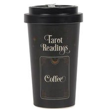 Load image into Gallery viewer, Bamboo Travel Mug ‘Tarot Readings’
