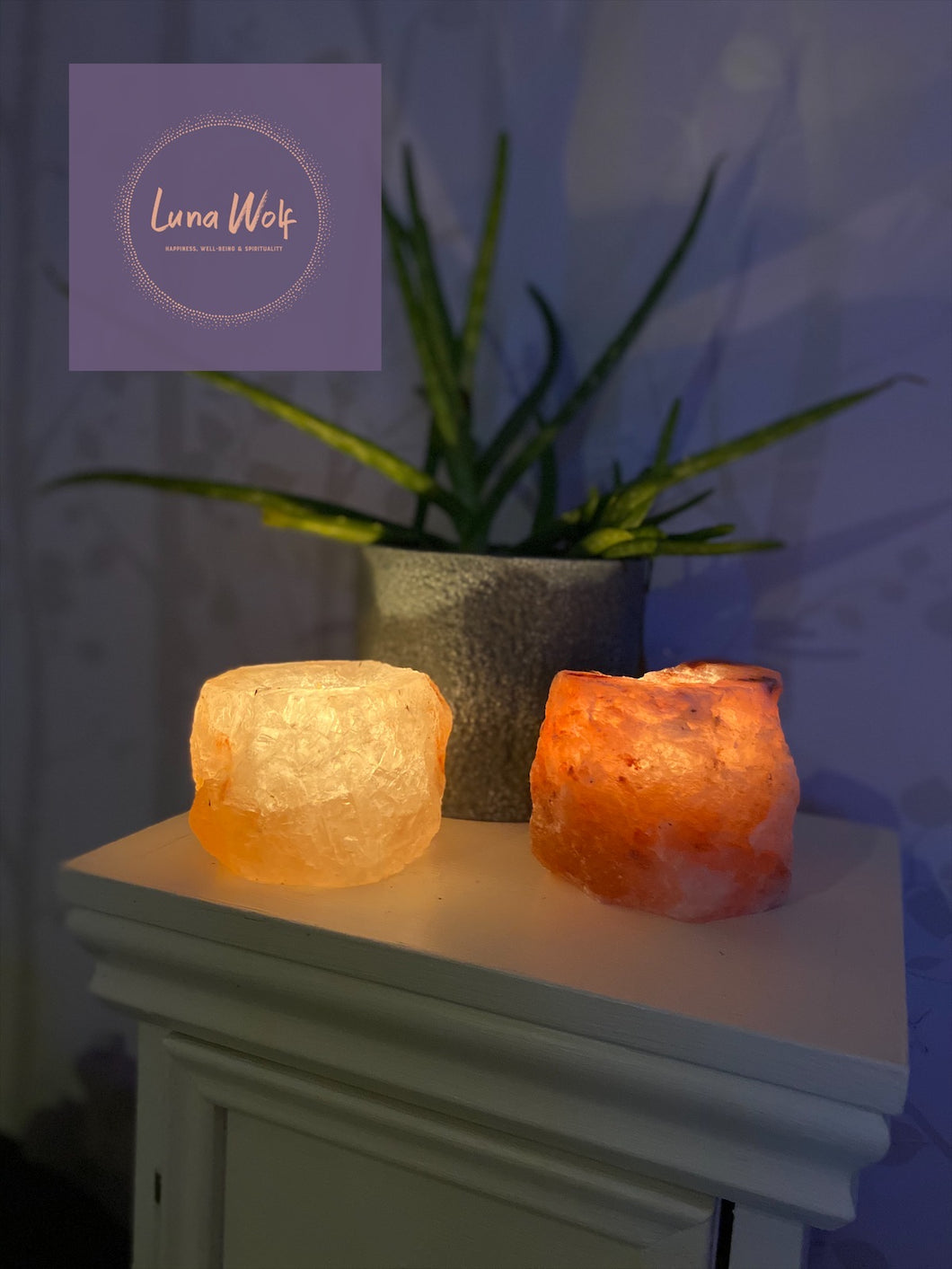Himalayan Pink Salt Tealight Holder